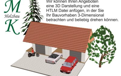 Unser neuer Service: Ihr Bauvorhaben in 3D erleben