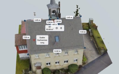 Exakte Planung mit Drohne – Dachsanierung effizient umsetzen