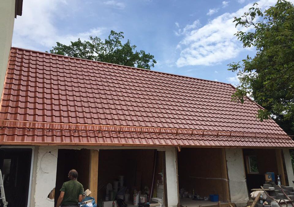 Garage mit 150 m² neu eingedeckt