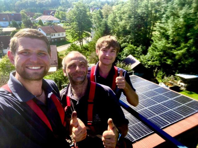 Tolle Photovoltaik-Anlage bei tollen Kunden! 