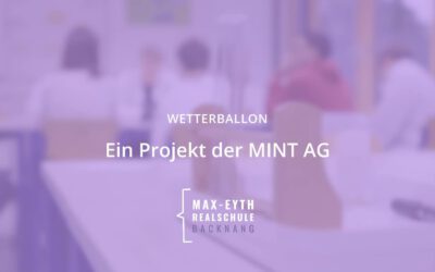 Förderung eines spannenden MINT-Projekts – Wetterballon in die Stratosphäre